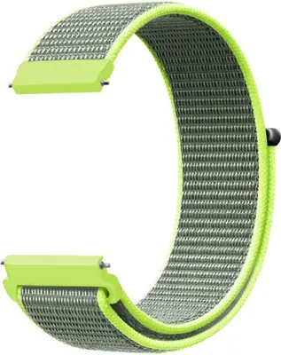 Zdjęcie produktu dla Bransoletki na rękę Smartwatch 20 / 22 mm do Samsung Galaxy LG Watch Honor Garmin, Kolor: jasnożółty, Szerokość paska: 22 mm