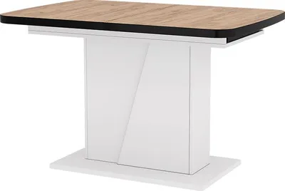 Produktbild von Esstisch Vicco Fenaro Goldkraft Eiche/Weiß 120 x 80 cm ausziehbar, Model 56579
