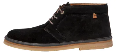Image de El Naturalista Chaussures pour Homme N5950 SILK SUEDE BLACK/ LUMBIER Couleur Noir