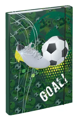 Obrázok produktu pre BAAGL Dosky na školské zošity A4 Futbal goal