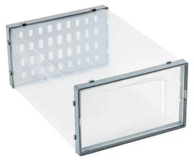 Productafbeelding van Transparante Schoenendozen Set van 3 voor Opberging