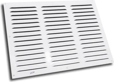Produktbild von Lüftungsgitter LG-4030 W Zuluft Abluftgitter Alu Weiß 395 x 295mm