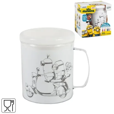 Imagen del producto de Taza Colorea Tus Propios Minions 250 Ml