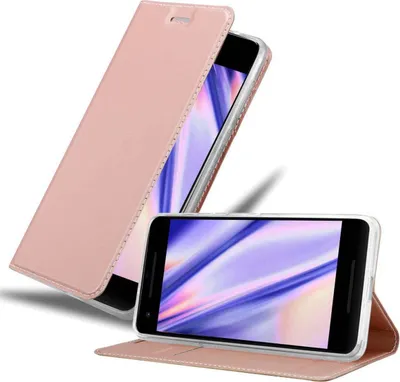 Obrázek produktu pro Cadorabo Pouzdro na mobilní telefon pro Google PIXEL 2 XL Protective Case in Pink Cover Etui Book Case Booklet