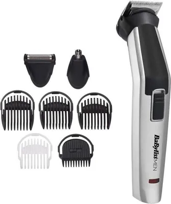 Obrázok produktu pre Multifunkčný zastrihávač vlasov Babyliss MT726E, 8 v 1 Titanium, bezdrôtový, 34 mm čepele, 60 minút prevádzky