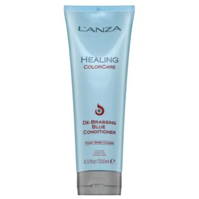 Obrázek produktu pro L’ANZA Healing ColorCare De-Brassing Blue Conditioner tónovací kondicionér pro hnědé odstíny 250 ml