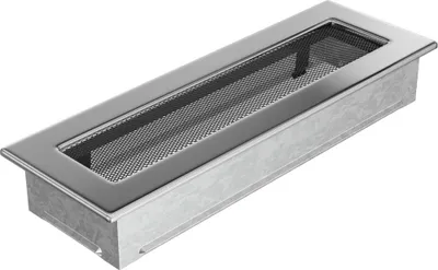 Zdjęcie produktu dla Kratka wentylacyjna kominkowa 11x32 niklowana