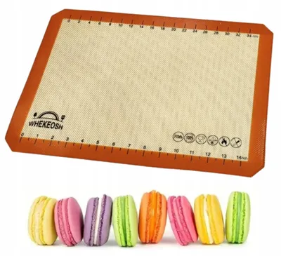 Produktbild von Eurobatt Silikon-Backmatte perforiert für Macarons 42x29,5cm