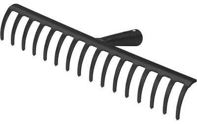 Productafbeelding van MM Eurotool Tuinhark zonder steel | 10, 12, 14 of 16 tanden | 25 tot 40 cm 16tds