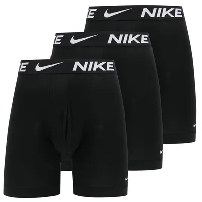 Immagine prodotto di NIKE Boxer da uomo, confezione da 3 - Boxer lunghi, Dri-Fit Micro, Logo in vita Nero S