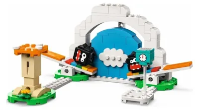 Productafbeelding van LEGO 71405 Super Mario Fuzzy-Flipper – Uitbreidingsset, speelgoed om te combineren met de Mario, Luigi of Peach startset