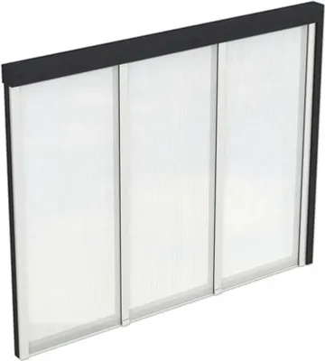 Produktbild von Seitenwand Polycarbonatplatten SKAN HOLZ 255 x 200 cm anthrazit