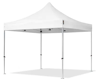 Produktbild von TOOLPORT 3x3m Aluminium Faltpavillon, ohne Seitenteile, weiß