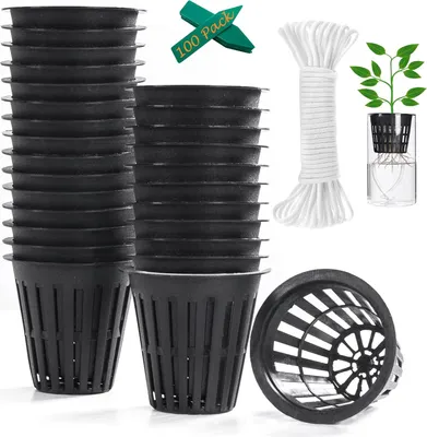 Image de Bekerpots pour hydroculture - 100 pièces - 5 cm - résistants aux UV