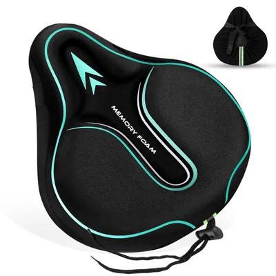 Immagine prodotto di Coprisella in memory foam, imbottito, cuscino morbido per bicicletta, adatto sia per uomo che per donna
