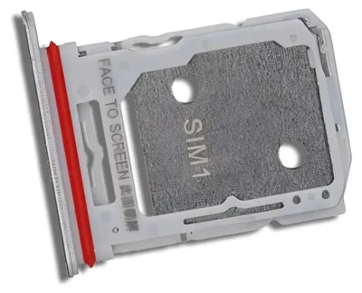 Produktbild von Original Hybrid-SIM-Kartenhalter für Xiaomi Poco M8 5G (25118PC98G), Silber