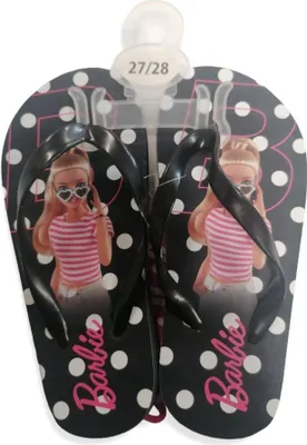 Produktbild von Flip Flop / Badeschuhe / Badeschlappen / Badesandalen "Barbie mit Herzbrille" 27/28