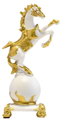 Produktbild von Realistische Pferdefigur, handgefertigte Pony-Statue aus Kunstharz, simulierte Bauernhoftier-Skulptur, Dekoration für Zuhause, Büro oder Schreibtisch.