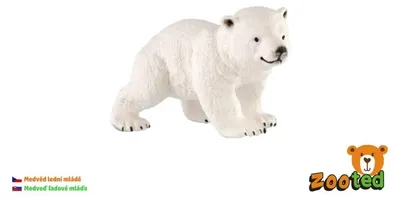 Productafbeelding van Figuurtje ZOOTED, ijsbeerwelpje, 6 cm, Teddies
