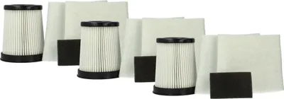 Produktbild von vhbw 12-tlg. Filter-Set kompatibel mit Dirt Devil M2009-9, M2013, M2013-0, M2013-1, M2013-2, M2013-3, M2013-4, M2013-5, M2013-6, M2013-7 Staubsauger