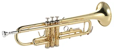 Bb-Trompete aus Messing mit Koffer