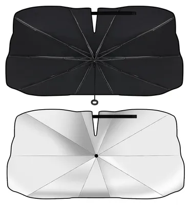 Productafbeelding van Automatische zonnewering, UV-bescherming, 145 x 85 cm, opvouwbaar, voor de voorruit