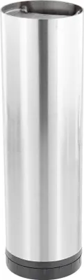 Produktbild von WAGNER Möbelbein/Systemrohr TENO - Ø 60 x 200 mm, individuell kombinierbar, Edelstahl-Optik, Tragkraft 50 kg - 12331801