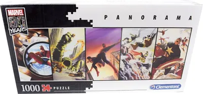 Produktbild von Clementoni 39546 Marvel 80 Jahre 1000 Teile Puzzle Panorama