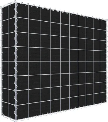 Produktbild von Begrünte Gabione mit Vlies 100 cm x 80 cm x 20 cm (L x H x T), Maschenweite 10 cm x 10 cm, Spirale