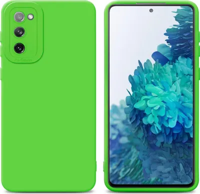 Produktbild von Cadorabo Hülle für Samsung Galaxy S20 FE Schutz Hülle in Grün TPU Silikon Etui Case Handyhülle