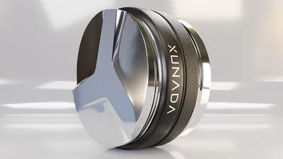 Imagen del producto de Distribuidor de café y tamper de 51 mm, acero inoxidable, para espresso, tipo manual