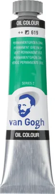 Obrázek produktu pro Olejová barva Van Gogh, tuba 20 ml, permanentní tmavě zelená, 619