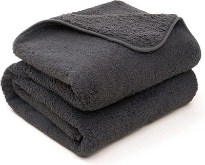 Image de Couverture pour chien lavable, douce, gris foncé, 140 x 100 cm, pour la maison et le canapé