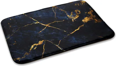 Produktbild von Teppich Teppich Wohnzimmer Schlafzimmer Modern - 75 cm x 45 cm - Marmor Mit Aderung