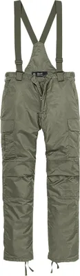 Produktbild von Brandit BD1012 | Herren Thermal Dungarees Thermohose - Farbe: Olive - Größe: 4XL