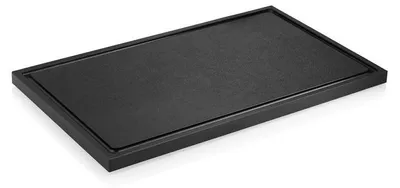 Productafbeelding van Snijplank NOCTURN, met opvangrand, 50 x 30 x 2 cm, zwart, polypropyleen