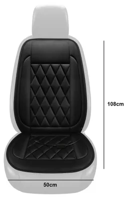 Obrázok produktu pre Kúrenie sedadiel do auta, podložka na sedadlo, vyhrievacia podložka, univerzálna pre osobné automobily, s 2 stupňami teploty, pripojenie cez 12V zapaľovač, možnosť vyhrievania vpredu vľavo a vpravo