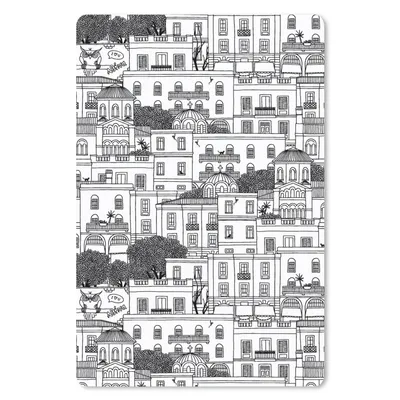 Produktbild von MuchoWow® Mauspad Mousepad Muster - Athen - Haus 18x27 cm - Mousepads - Maus Mat - Pad - Mausunterlage