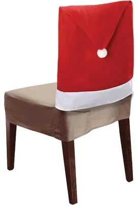 Obrázok produktu pre Vianočný poťah na stoličku červený 120 cm