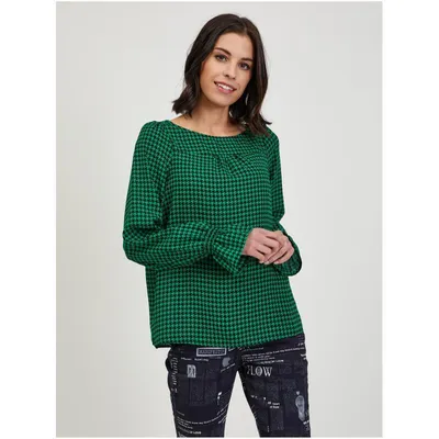 Produktbild von Orsay Grüne gemusterte Damenbluse DP-3522970__M