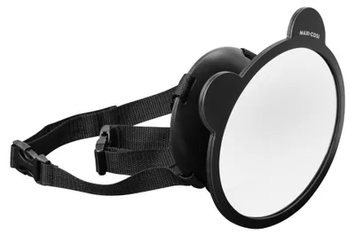 Imagen del producto de Espejo retrovisor para asiento trasero de Maxi-Cosi, espejo para asiento de coche, ajustable 360°, amplia visión, fácil instalación, probado y aprobado en pruebas de choque, color