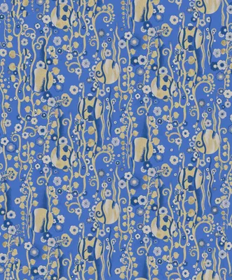 Immagine prodotto di Carta da parati Khroma by Masureel fiori blu - 630017 - 53 cm x 10,05 m