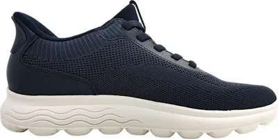 Imagen del producto de Zapatos Geox Spherica Plus para mujer, tipo zapato plano, modelo zapatilla deportiva con cordones, color azul, para uso casual