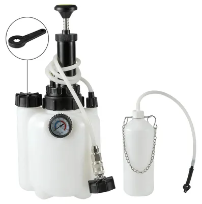 Produktbild von Bremsflüssigkeitsbehälter - Manueller Bremsenentlüfter - 3 l Fassungsvermögen - Hydraulikflüssigkeitswechsler