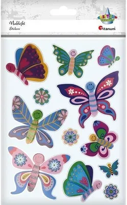 Immagine prodotto di Adesivi 3D farfalle mix 12 pezzi.