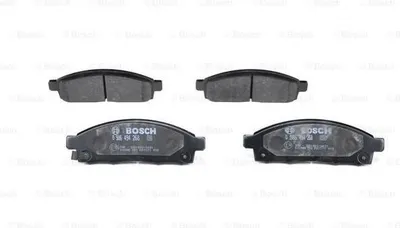 Image de Jeu de garnitures de frein, frein à disque BOSCH 0 986 494 268