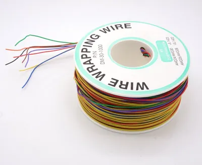 Produktbild von Kupferlitze isoliert, AWG 30, 8-farbig, 280m Rolle