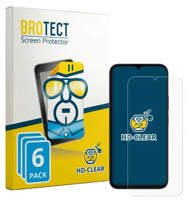 Produktbild von 6x Für OnePlus N6X Schutzfolie BROTECT Displayschutz Display Schutz Folie Klar Transparent