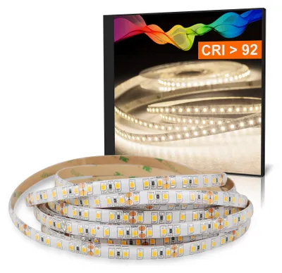 Produktbild von LED Strip 2835 Neutralweiß (4000k) CRI 92 72W 5 Meter 24V IP44