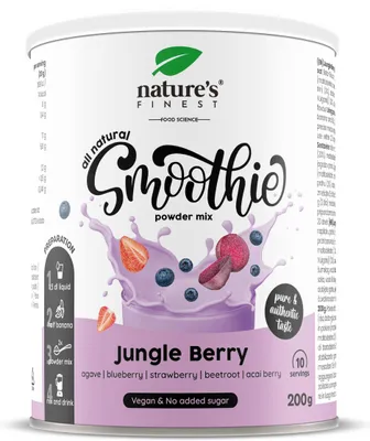 Image de JUNGLE BERRY - Poudre contenant de la poudre de riz, de l'agave en poudre et de la poudre de myrtilles - 200 g